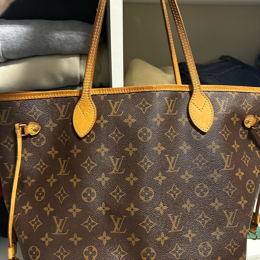 Louis Vuitton Neverfull MM Classic Monogram Brown Tote
